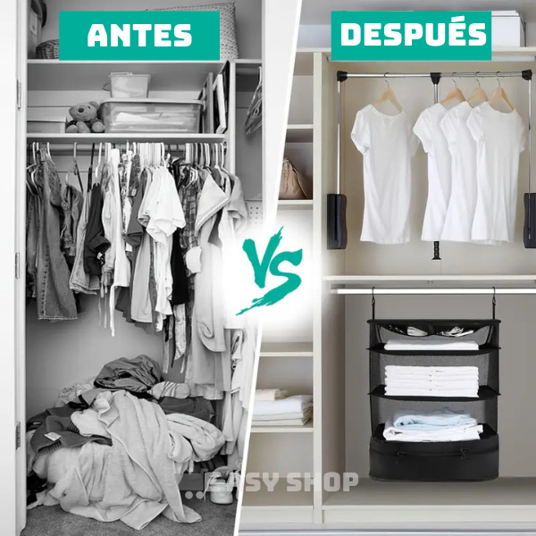 Organizador de viaje para Maletas y Armario, Todo en Uno.