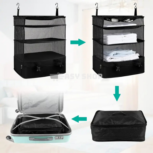 Organizador de viaje para Maletas y Armario, Todo en Uno.