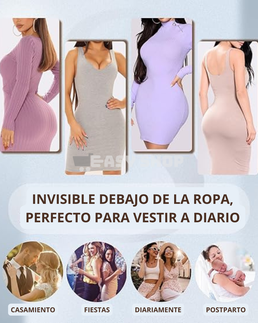 Short Faja Moldeadora de Cintura Alta | Invisible, Cómoda y Reafirmante