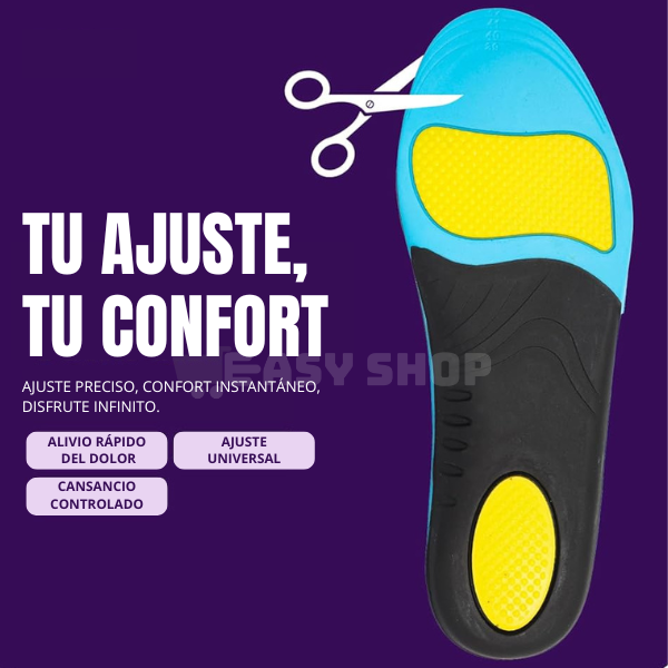 Par de Plantillas Ortopédicas, Corrector de Pies