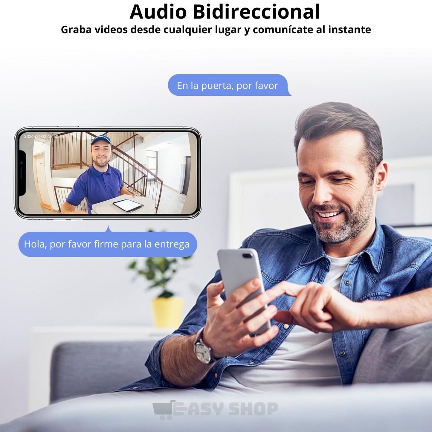 Timbre Inalámbrico Inteligente con Cámara