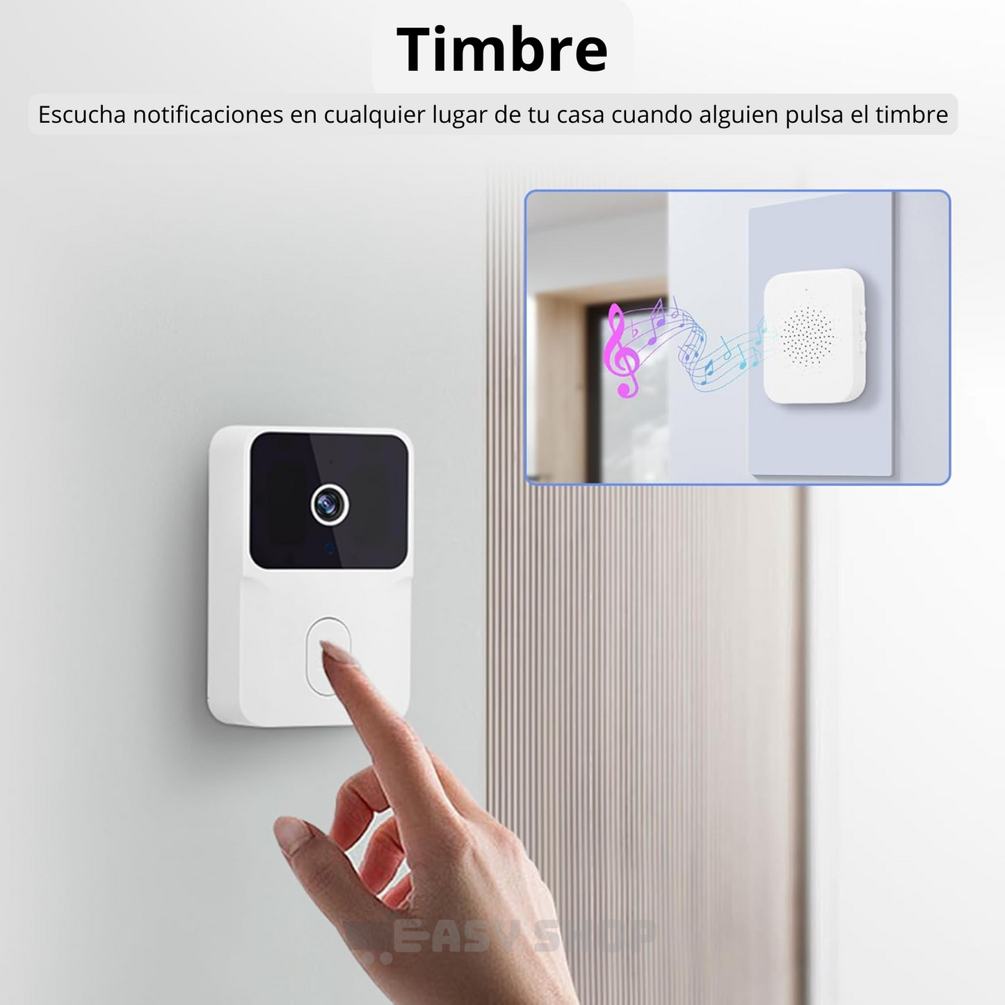 Timbre Inalámbrico Inteligente con Cámara