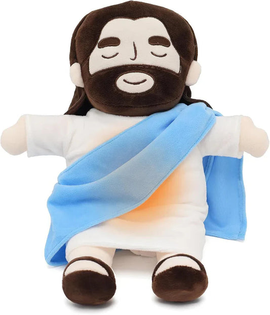 Peluche de Jesús, con sonidos y movimientos de respiración