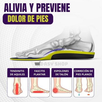 Par de Plantillas Ortopédicas, Corrector de Pies